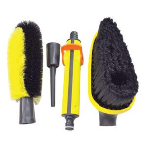 Autogear 3 Piece Car Wash Water Thru Brush Set