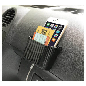 Autogear Dash Organizer with Cable Input - Carbon