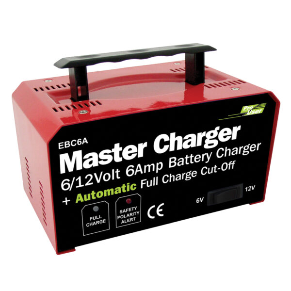Pro User 6V 12V, 6A Metal Battery Charger