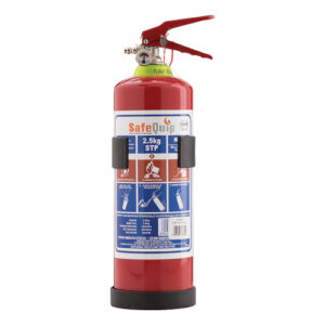 Safequip 2.5KG Fire Extinguisher with Plastic Bracket