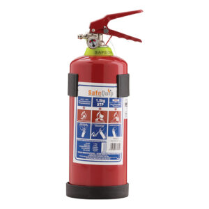 Safequip 1.5KG Fire Extinguisher with Plastic Bracket