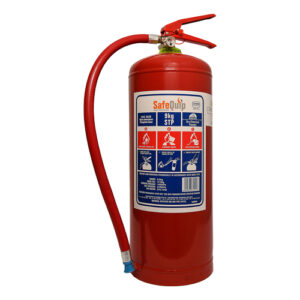 Safequip 9KG Fire Extinguisher with Long Hose and J Bracket