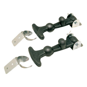 Autogear Rubber Bonnet Catch Set