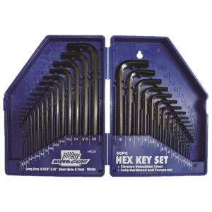Autogear 30 Piece Metric / SAE Hex Key Set in Case