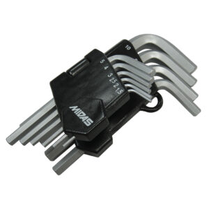 MidasPro 10 Piece Metric Hex Key Set 1.5 - 10mm