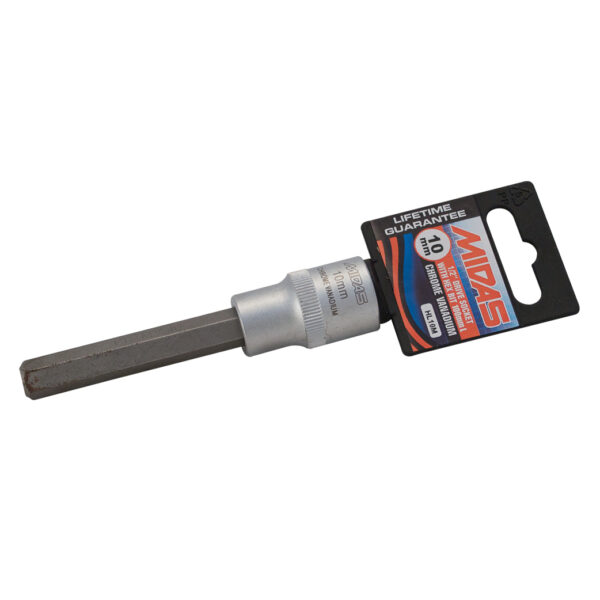 MidasPro 10mm Hex Bit Socket Bit 100mm Long