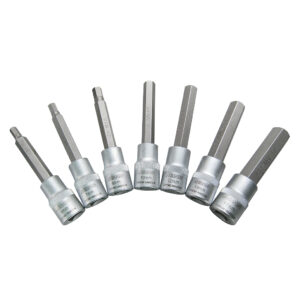 MidasPro 7 Piece Hex Socket Set 100mm H6/7/8/10/12/14/17