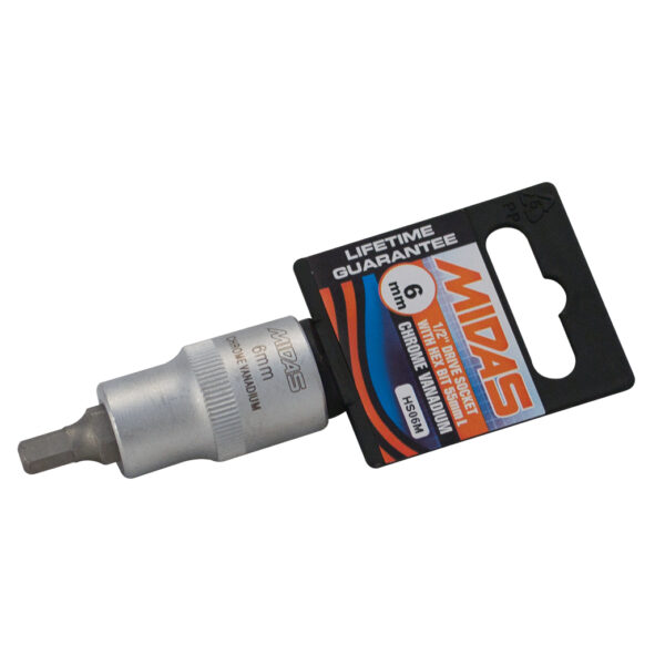 MidasPro 6mm Hex Bit Socket Bit 55mm Long