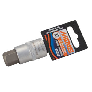 MidasPro 17mm Hex Bit Socket Bit 55mm Long