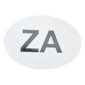 Autogear International ZA Oval Sticker 137 x 98mm