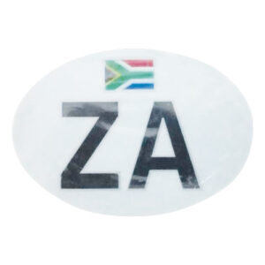 Autogear International ZA Oval Plastic Badge