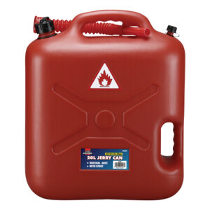 Autogear 20L Red Plastic Jerry Can - Petrol