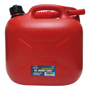 Autogear 5L Red Plastic Jerry Can - Petrol