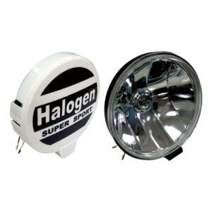 Autogear 180mm Smoked Round Lamps with Covers