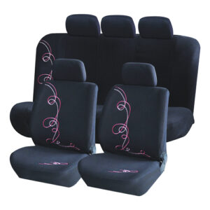 Autogear 9 Piece Ladies Curve Design Seat Cover Set