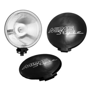 Autogear - X Round Light 160mm with Cover and  Wiring