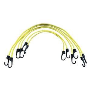 Autogear 3 Piece Elastic Tie Down Straps 8mm x 60 / 80 /100cm