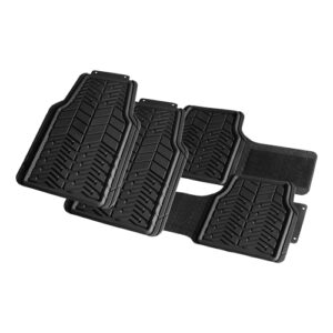 Autogear 4 Piece PVC Car Mat 70 x 48cm and 80 x 43cm