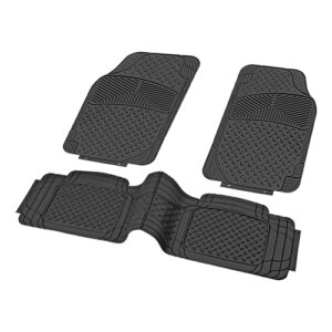 Autogear 3 Piece Custom Cut to Fit Rubber Mat Set