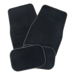 Autogear 4 Piece Grey Carpet Mat Set