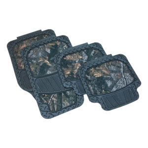 Autogear 4 Piece Black / Camo Rubber Mat Set