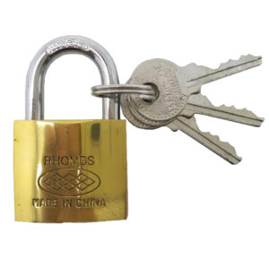 Autogear Pad Lock Brass 38mm