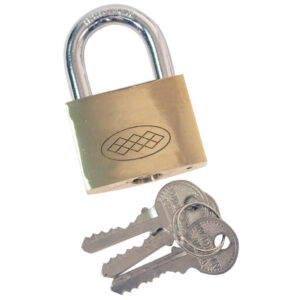 Autogear Pad Lock Brass 50mm