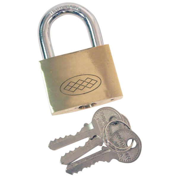 Autogear Pad Lock Brass 50mm