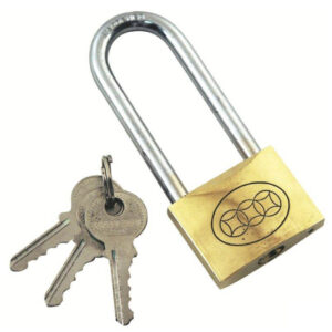 Autogear Pad Lock Brass Longshank 38mm