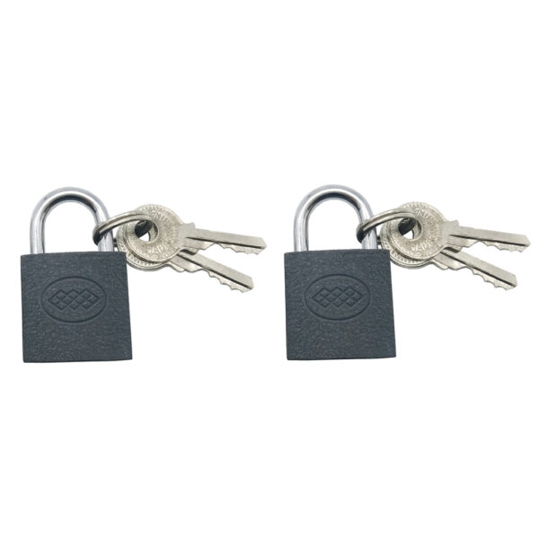 Autogear Pad Lock Steel 25mm 2 Piece