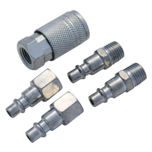 Autogear 5 Piece Quick Coupler Set Zinc Alloy