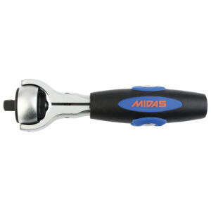 MidasPro 1/4" Drive Swivel T-Bar Ratchet Handle
