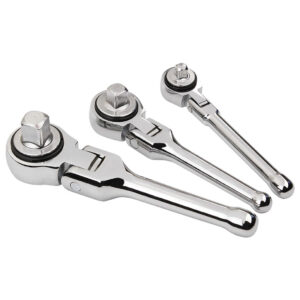 Autogear 3 Piece Flexible Stubby Ratchet