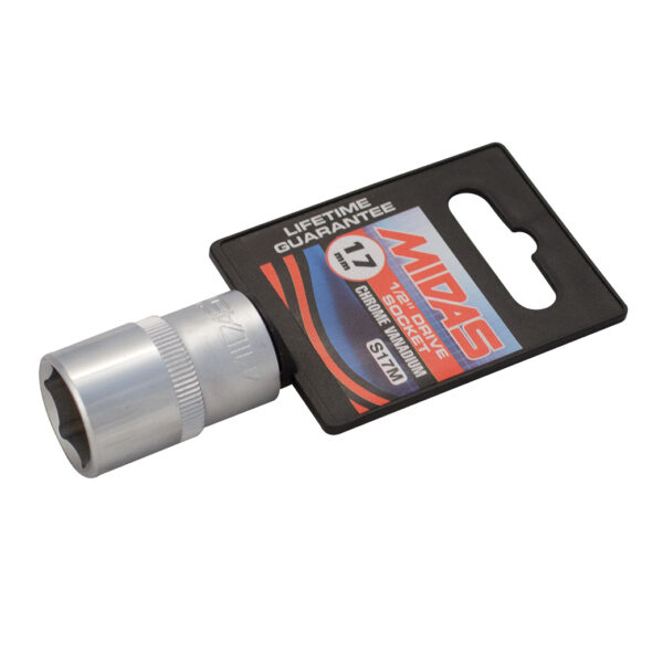 MidasPro 17mm 1/2" Drive Socket