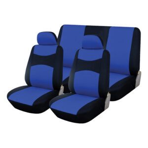 Autogear 6 Piece Black / Blue Promo Seat Cover Set