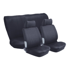 Stingray 6 Piece Black Sprinter Seat Cover Set
