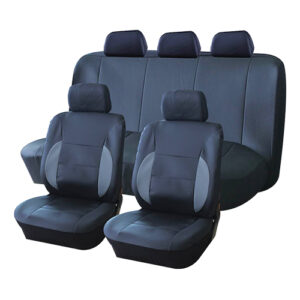 Autogear 11 Piece PU Seat Cover Set - 2mm Foam