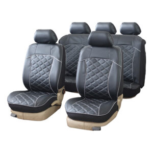 Autogear 9 Piece 10mm Foam PU Seat Cover Set