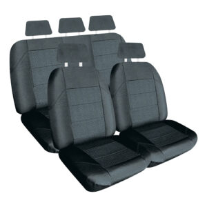 Autogear 11Piece Elite Jaquard Seat Cover Set