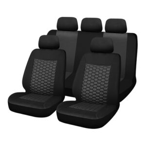 Autogear 11 Piece Monsanto Grey Seat Cover Set