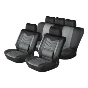 11Pc Executive Seat Cover Set Black/Anthracite