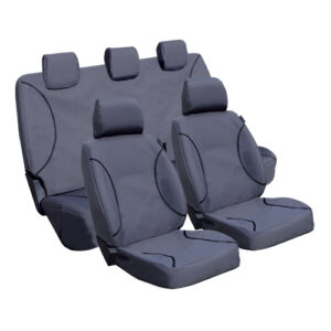 Custom DNA 11 Piece Grey Ford Ranger Dual Cab Seat Cover Set