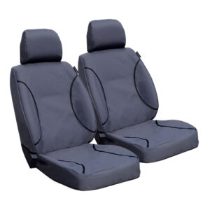 Custom DNA 6 Piece Grey Ford Ranger Single Cab Seat Cover Set