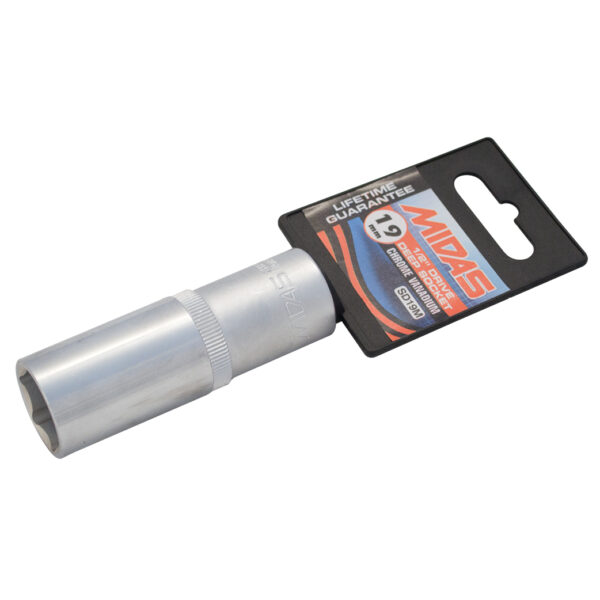 MidasPro 19mm 1/2" Drive Deep Socket