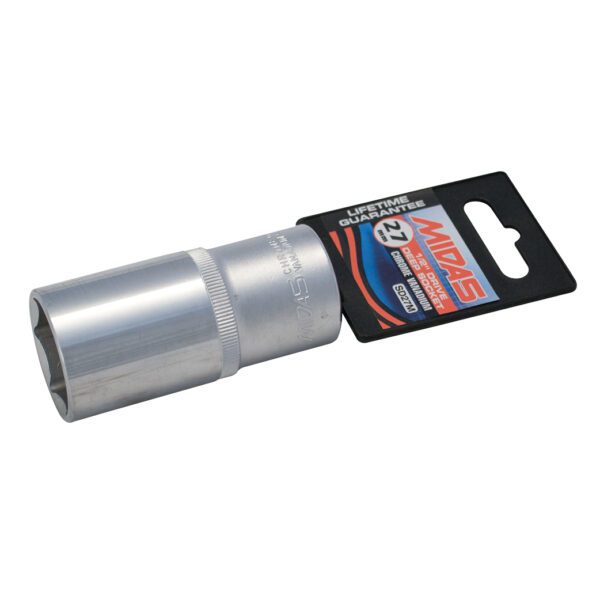 MidasPro 27mm 1/2" Drive Deep Socket
