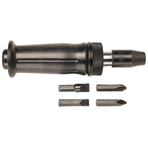Autogear 5 Piece 3/8" Drive Impact Screwdriver Black