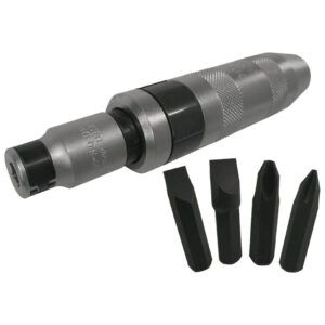 Autogear 5 Piece 1/2" Drive Impact Screwdriver Silver