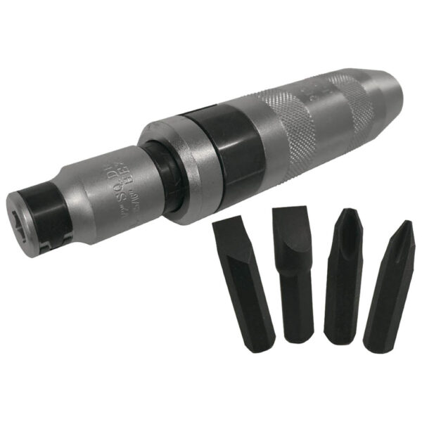 Autogear 5 Piece 1/2" Drive Impact Screwdriver Silver