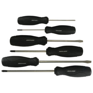 Autogear 6 Piece Screwdriver Set Black Handle