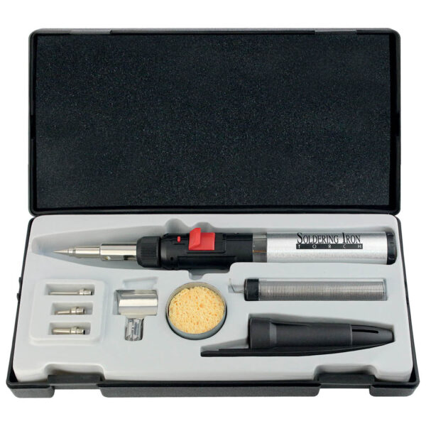 Autogear 8 Piece Soldering Iron / Torch / Hot Blower Kit